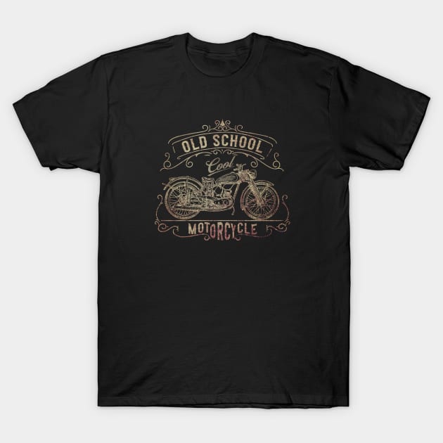 Old School Bike T-Shirt by John MacPherson Allan Designs